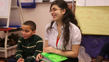 Filmmaker Julie Akeret reads The Giving Tree.